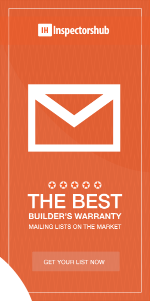 builder's warranty mailing list for home inspectors